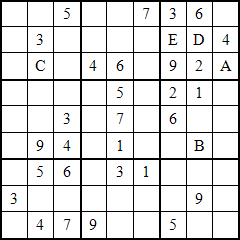 Tabulka Sudoku